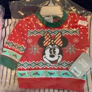 DISNEY Minnie Christmas sweater 0-3m